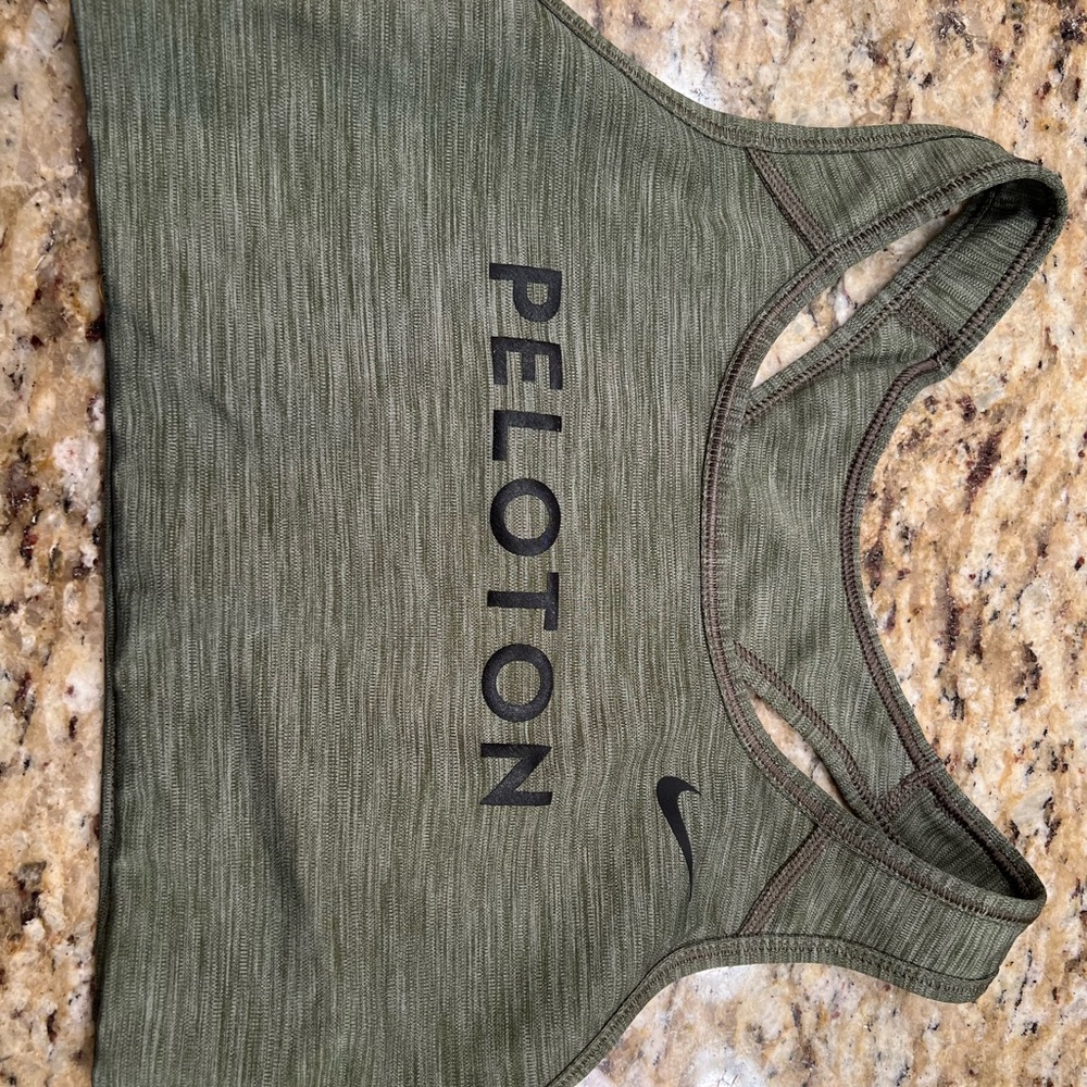 Peloton x Nike bra GREEN